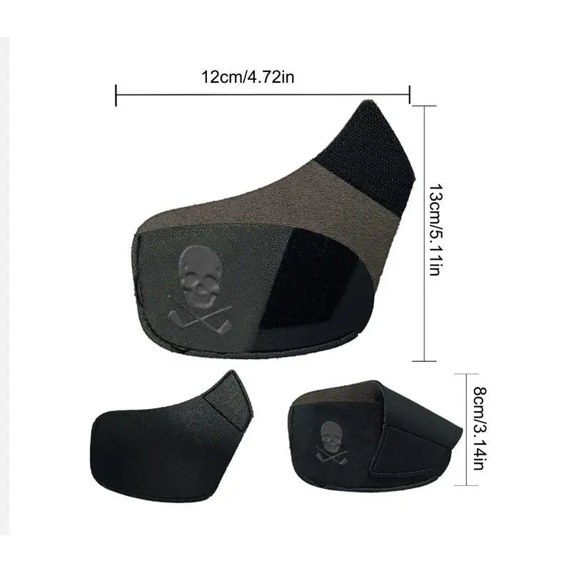 10PCS Golf Iron Head Covers Set Practical PU Leather Durable Headcover Golf Putter Protector Sport Accessories for Driving Range