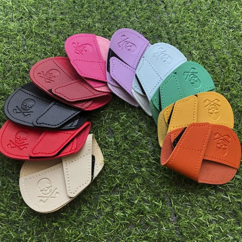 10PCS Golf Iron Head Covers Set Practical PU Leather Durable Headcover Golf Putter Protector Sport Accessories for Driving Range