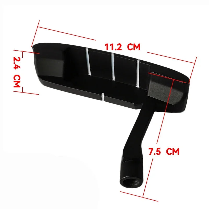 1Pc Zinc Alloy Golf Practice Putter Head Beginner Children Singlesided Golf Club Wedge Training Practice Golf Putter Accessories