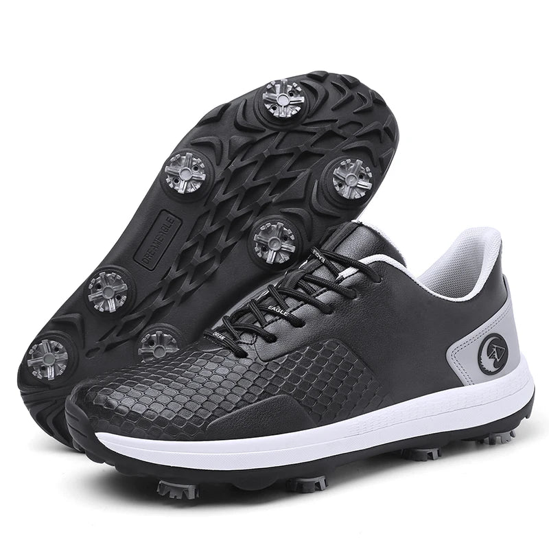 Professional Luxury Golf Shoes Outdoor Waterproof Non-Slip Golf Sneakers Men Casual Athletic Golfer Footwear Golfing Sport Shoes