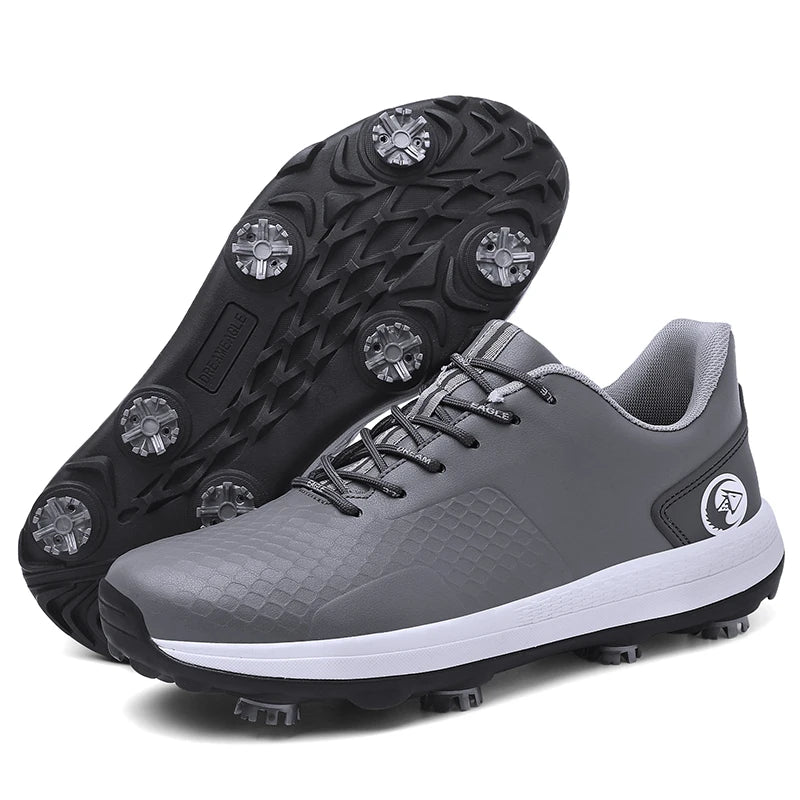 Professional Luxury Golf Shoes Outdoor Waterproof Non-Slip Golf Sneakers Men Casual Athletic Golfer Footwear Golfing Sport Shoes