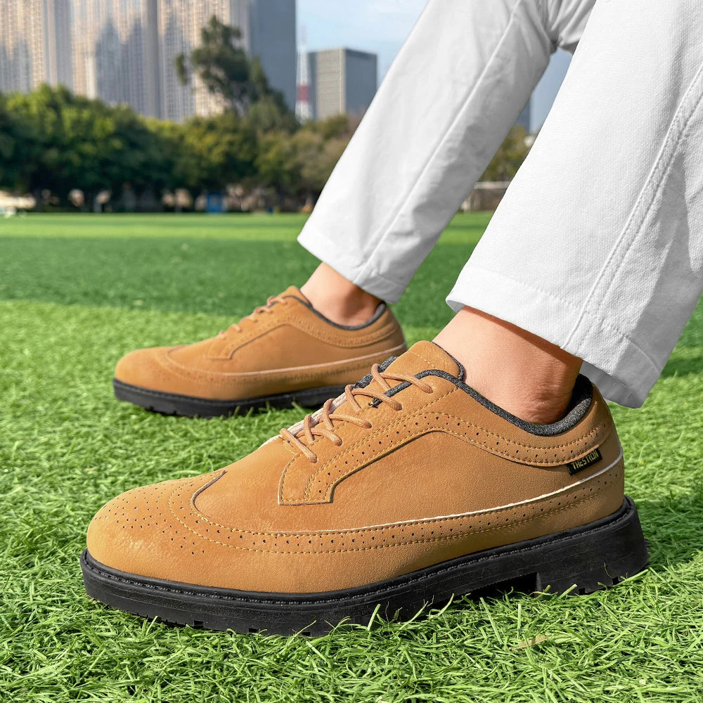 Men Golf Shoes Anti Slip Golf Footwears Comfortable Walking Golfing Sneakers Exercise