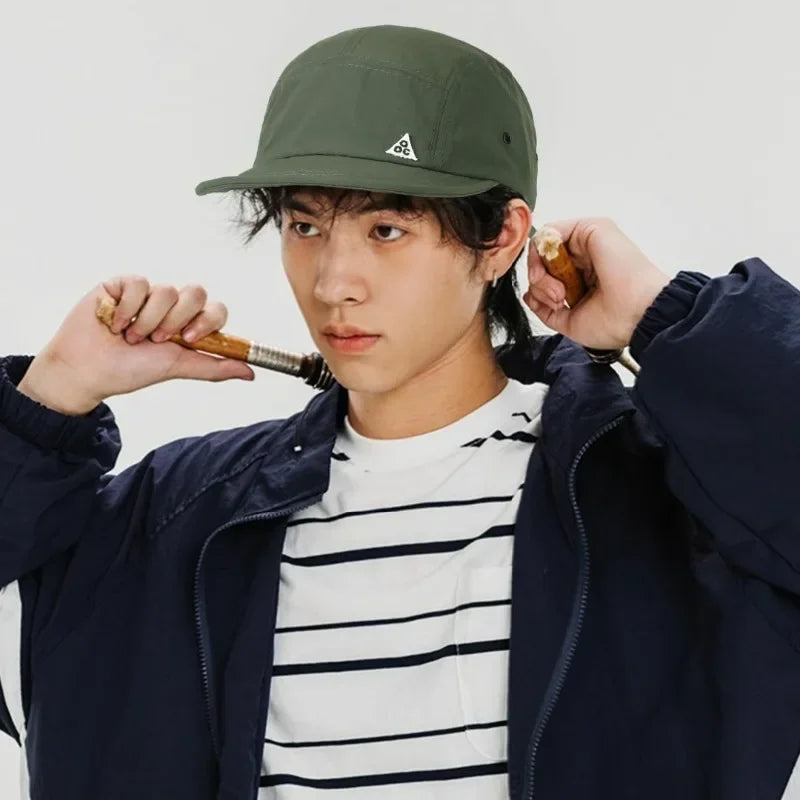 1PC Short Brim Golf Baseball Cap Quick-Dry Lightweight UPF50+ Unisex Sports Running Hat for Men Outdoor Sun Protection