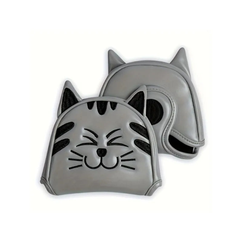 1pc Cute cat shaped golf protective cover, golf putting cover, dust-proof and durable, providing the best protection
