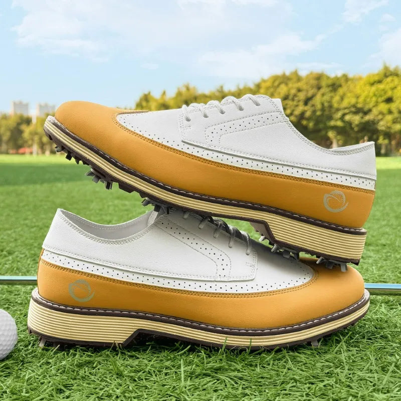 Professional  Golf Shoes for Men Anti Slip Spikes Golf Shoe Man Big Size 47 48