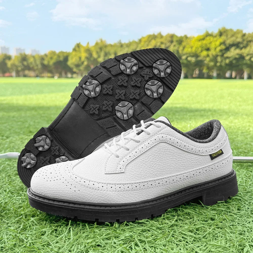 Men Golf Shoes Anti Slip Golf Footwears Comfortable Walking Golfing Sneakers Exercise