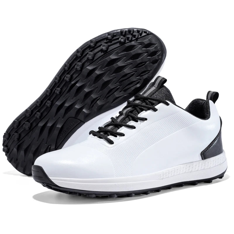 Hot Sale Lersure Golf Shoes Men Waterproof Golf Spikes Sneakers Professional Non-Slip Golf Footwear Trainers Luxury Sports Shoes