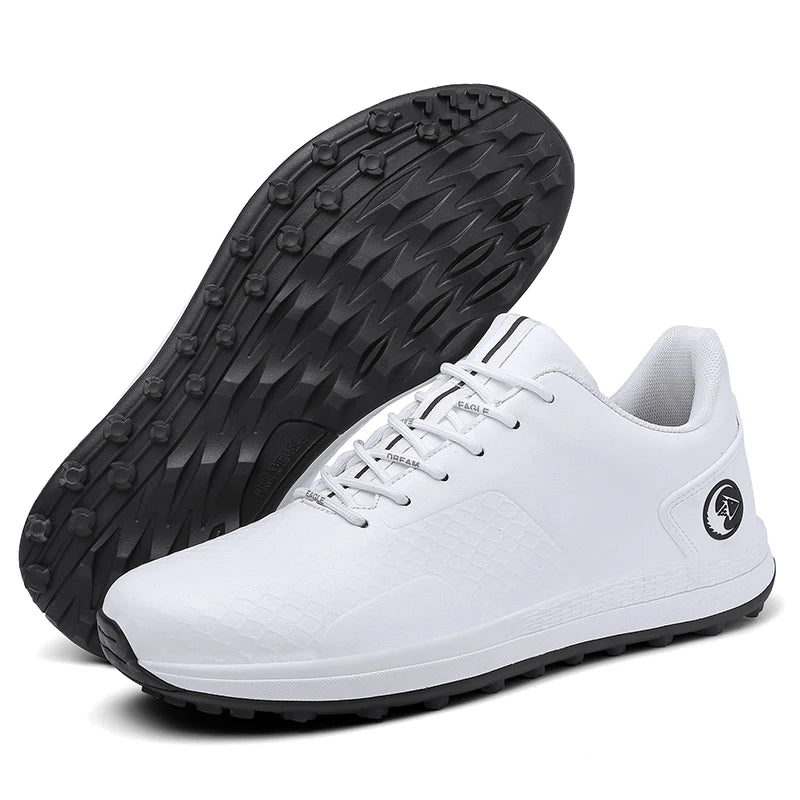 Professional Luxury Golf Shoes Outdoor Waterproof Non-Slip Golf Sneakers Men Casual Athletic Golfer Footwear Golfing Sport Shoes