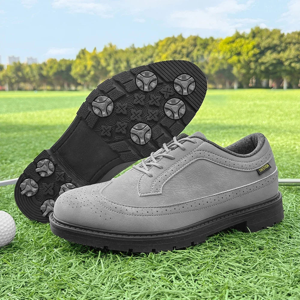 Men Golf Shoes Anti Slip Golf Footwears Comfortable Walking Golfing Sneakers Exercise