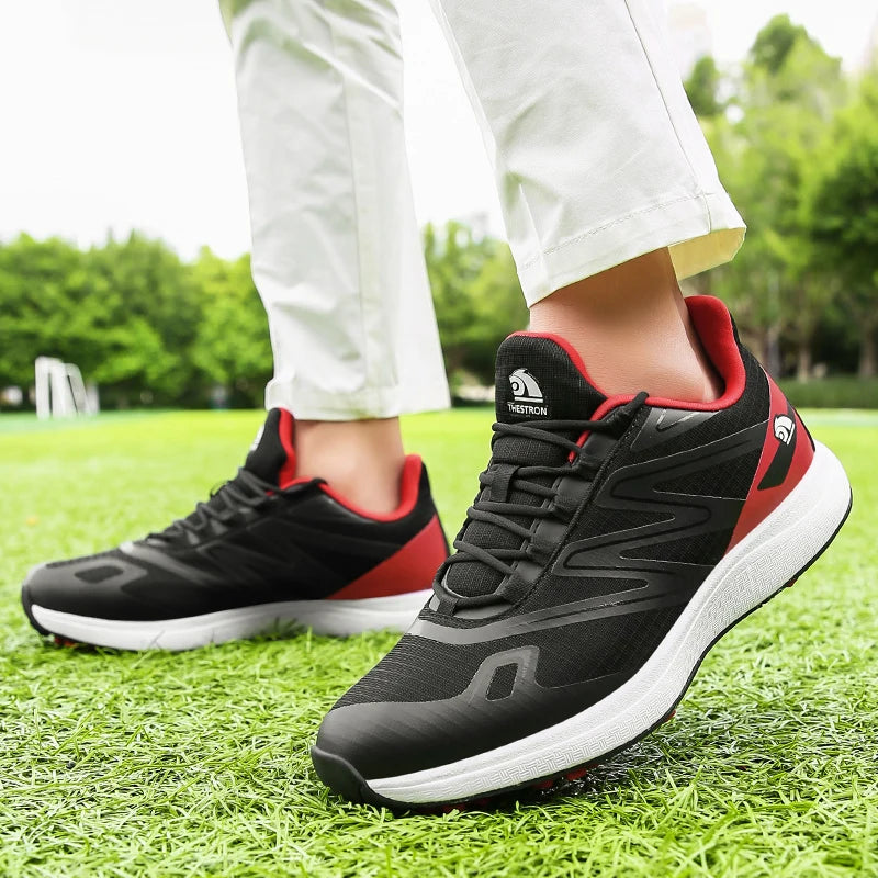 New Men's Professional Golf Sports Shoes, High-quality Oversized Men's Golf Training Shoes Spring Outdoor Walking Training Shoes