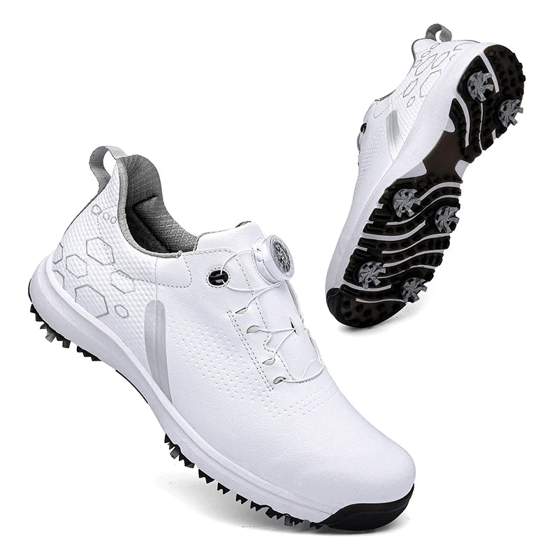 Waterproof Breathable Golf Sneakers Men Spikeless Sports Shoes Walking Outdoor Sport Golfing Footwear