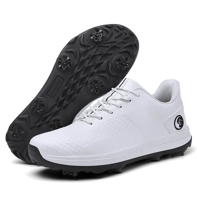 Professional Luxury Golf Shoes Outdoor Waterproof Non-Slip Golf Sneakers Men Casual Athletic Golfer Footwear Golfing Sport Shoes