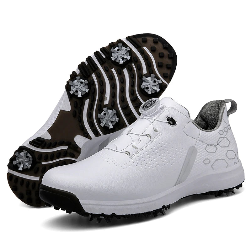 Waterproof Breathable Golf Sneakers Men Spikeless Sports Shoes Walking Outdoor Sport Golfing Footwear