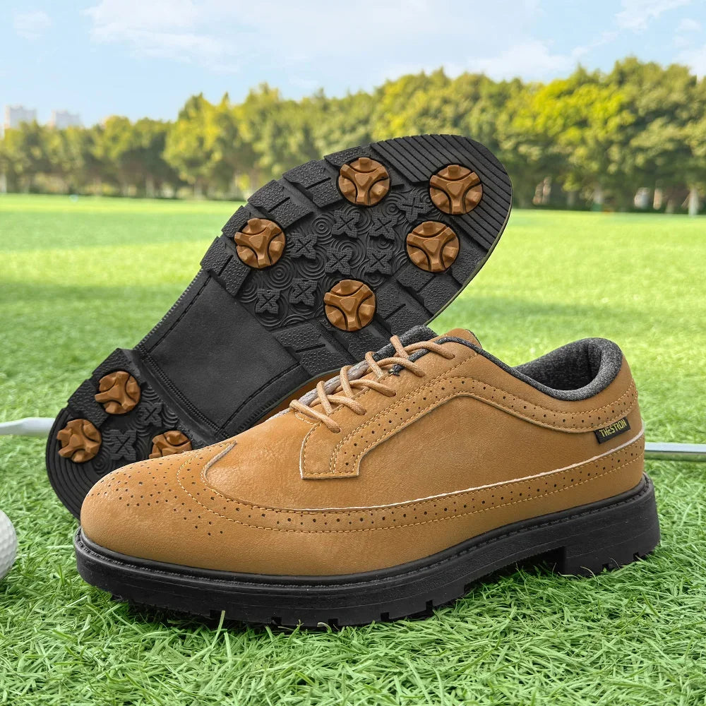 Men Golf Shoes Anti Slip Golf Footwears Comfortable Walking Golfing Sneakers Exercise