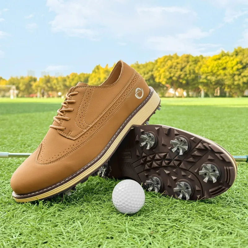 Professional  Golf Shoes for Men Anti Slip Spikes Golf Shoe Man Big Size 47 48