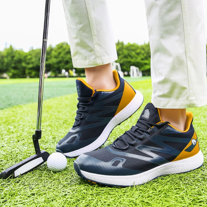 New Men's Professional Golf Sports Shoes, High-quality Oversized Men's Golf Training Shoes Spring Outdoor Walking Training Shoes