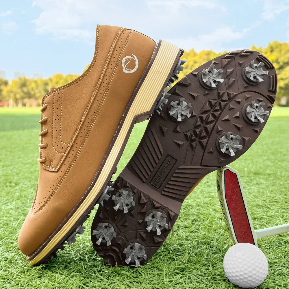 Professional  Golf Shoes for Men Anti Slip Spikes Golf Shoe Man Big Size 47 48