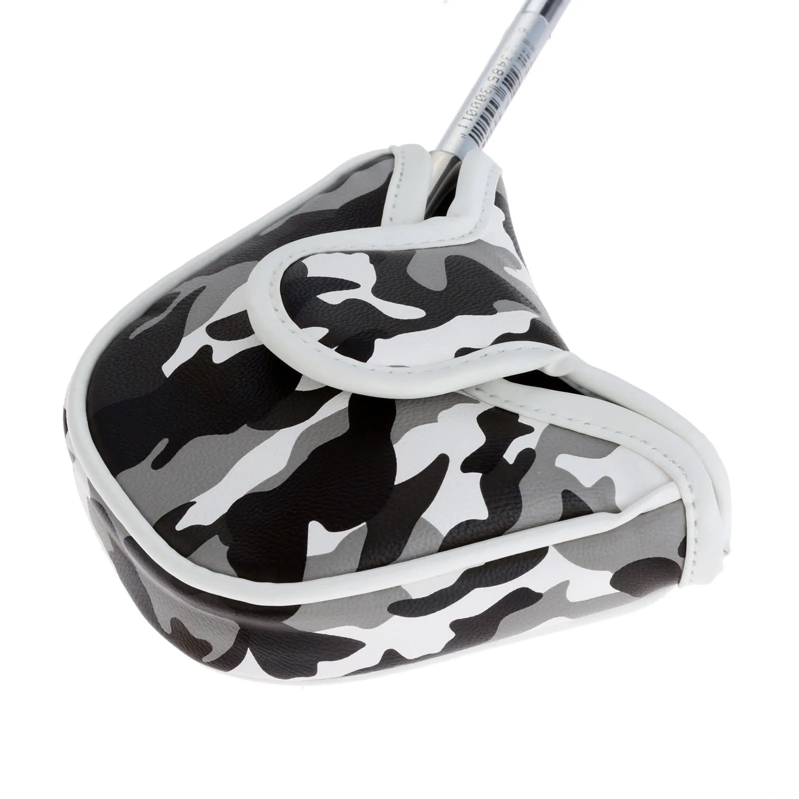 1Pc PU Leather Camouflage Pattern Golf Club Heads Covers Golf Putter Putting Headcover Magnetic Buckle Mallet Putter Cover Bag