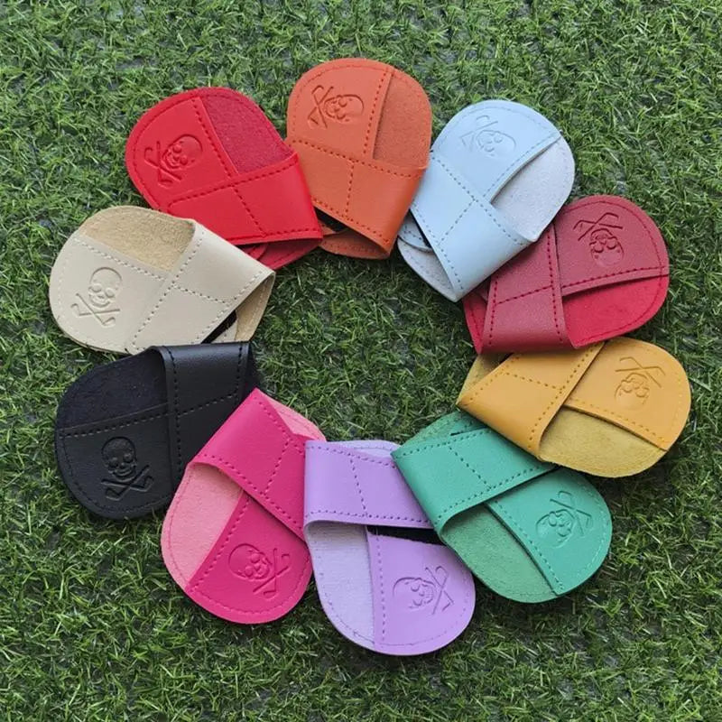 10PCS Golf Iron Head Covers Set Practical PU Leather Durable Headcover Golf Putter Protector Sport Accessories for Driving Range